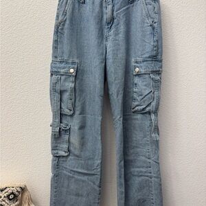 Classic Denim Straight Leg Jeans